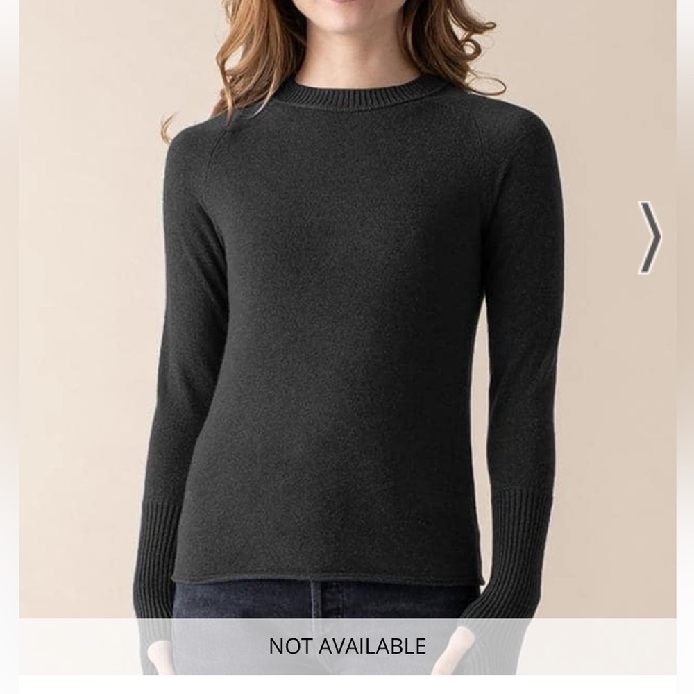 Margaret O'Leary Thumbhole Crew Sweater Cashmere